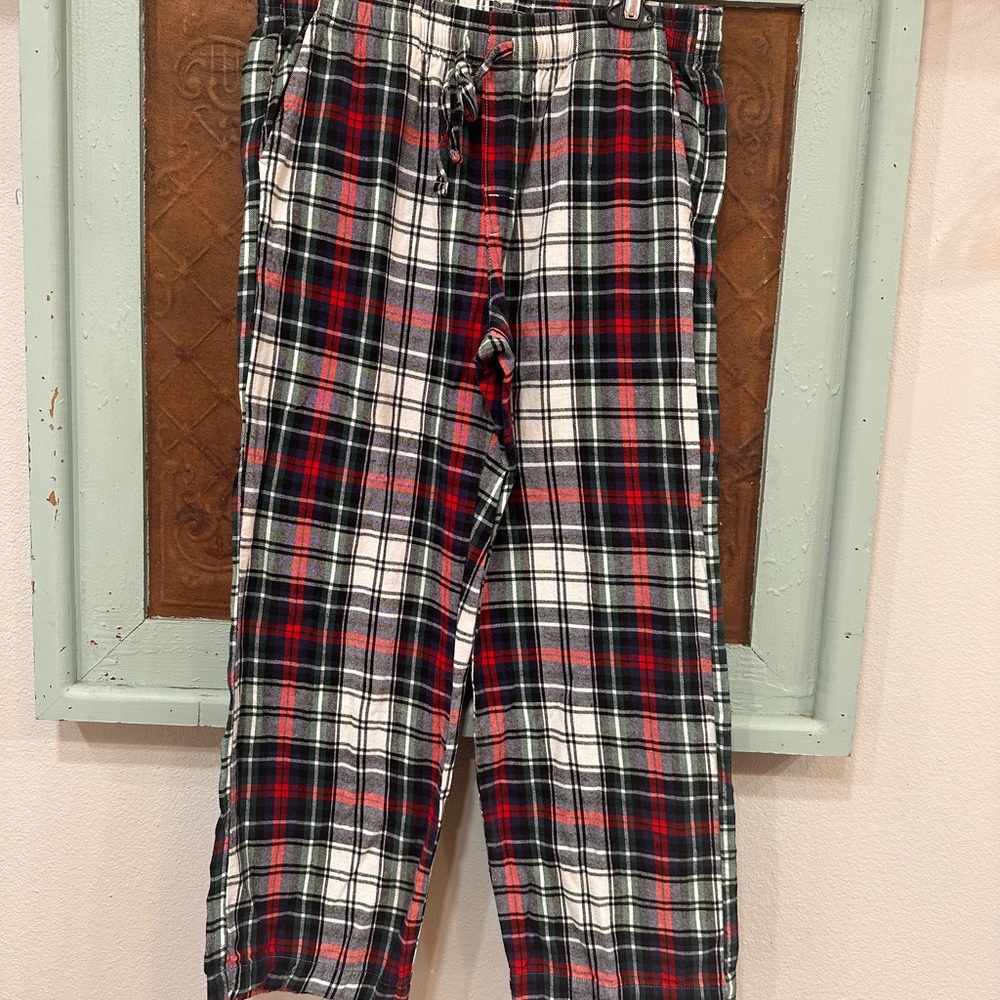 2 for $20! GAP Red and Blue Plaid Pants